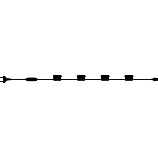 Sirius Samson lyskæde til 60 pærer, 30 meter
