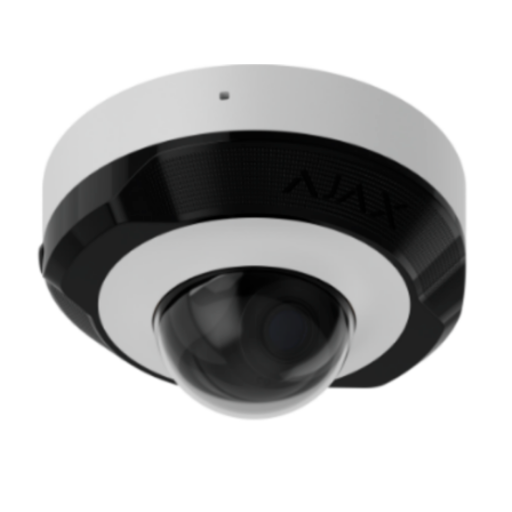 Ajax Dome Mini overvågningskamera med sensor, 5MP, 4 mm, hvid