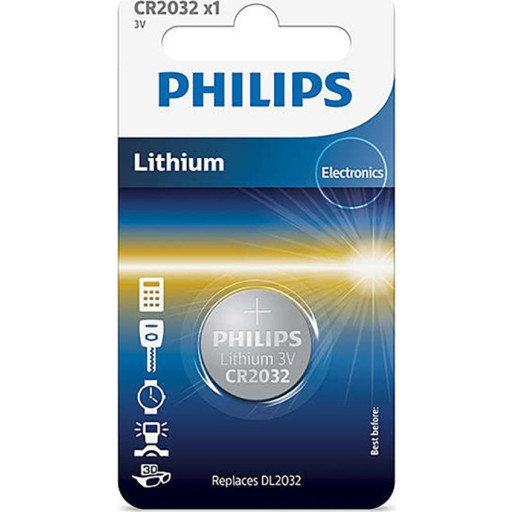 Philips Lithium CR2032 batteri