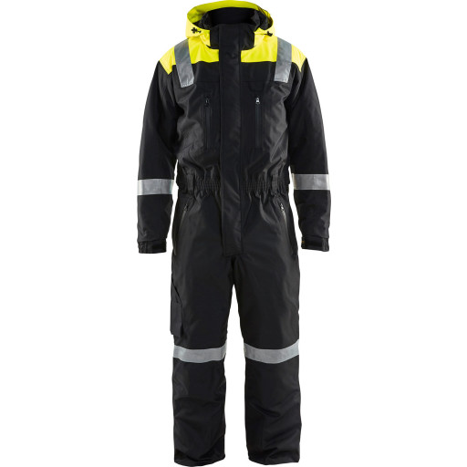 Blåkläder Workwear 6787 vinter kedeldragt, sort/hi-vis gul, str. C46 billede