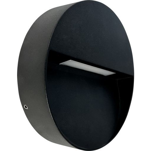 Dyberg Larsen - Pluto LED Udendørs Væglampe Sort
