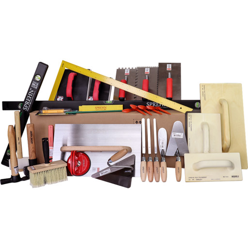 SPREHN lærlingesæt til murer O-Line uden kasse - 32 dele