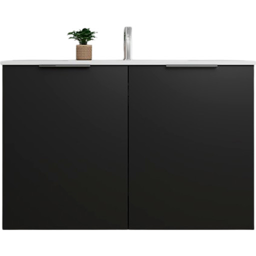 Sanibell Online usamlet møbelsæt 101x36cm matsort med 2 låger