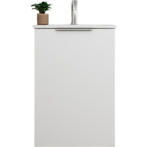 Sanibell Online møbelsæt 46x36cm hvid højglans med 1 låge