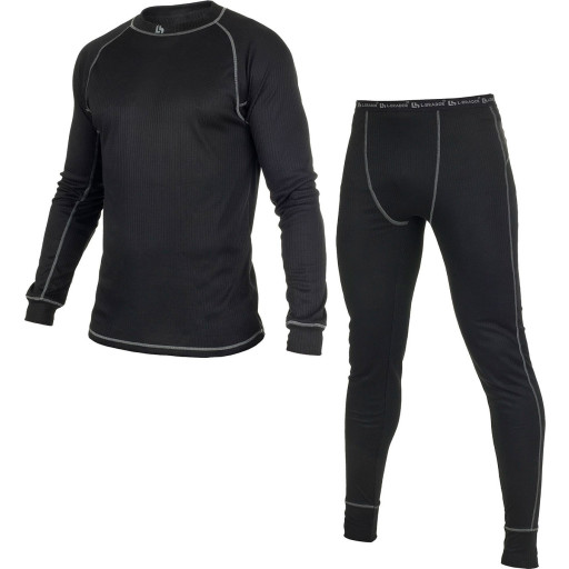L.Brador 730P termoundertøjssæt, sort, str. M billede