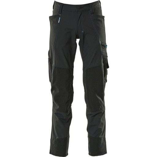 MascotAdvanced Arbejdsbukser, Knælommer, Stretch, Lav vægt,17179-311-09 sort - 82C43 - Bukser - Baglomme - DISCOUNT