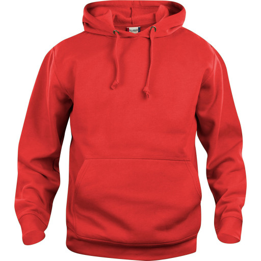 Clique Basic hoodie, rød, str. L