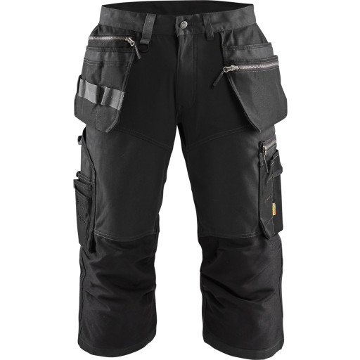 Blåkläder Workwear 1597 håndværker knickers med 2-vejs stretch, sort, str. C46 billede