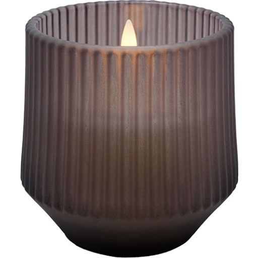 Uyuni LED duftlys, røgfarvet