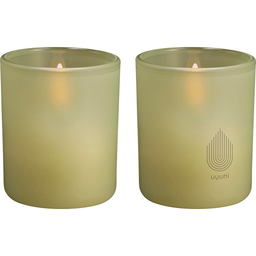 4 stk Uyuni LED stearinlys, grøn