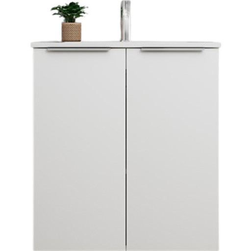 Sanibell Online møbelsæt 61x36cm hvid højglans med 2 låger