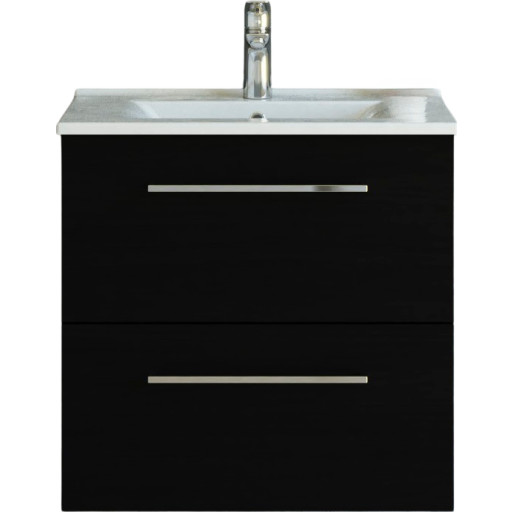 Dansani Mido+ 61 cm møbelpakke med 2 skuffer. vask Amber, sort