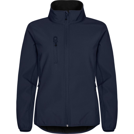 Clique Classic softshell jakke dame, mørk marineblå, str. XS