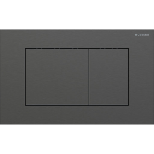 Geberit Sigma 40 Square betjeningsplade, børstet sort krom
