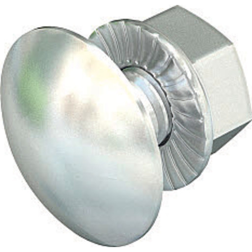 100 stk Bordbolt Med kombinasjonsmutter M6x12