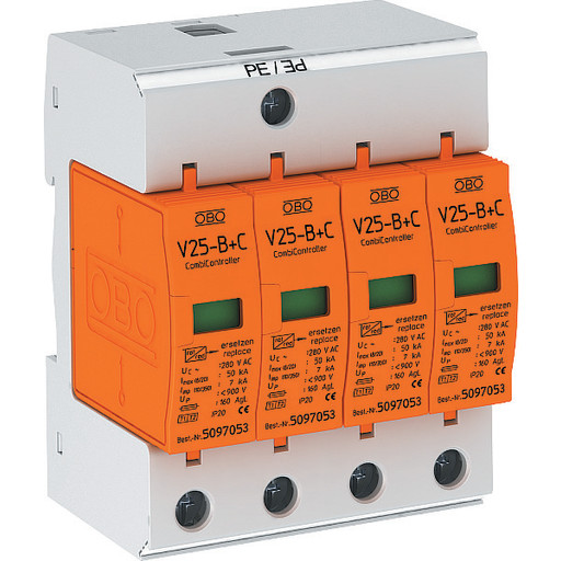 Lyn/transientbeskyttelse V25 Firepolet udførelse 280V