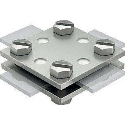 10 stk Krydssamlestykke Uden mellemplade 30mm