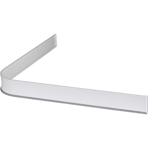 2 stk Leijma Stabil gulvskinne 130x130 cm, hvid