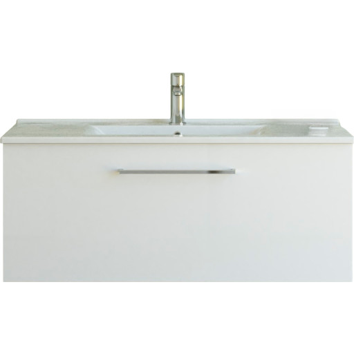 Dansani Mido+ møbelpakke, 101x45,5 cm, hvid højglans