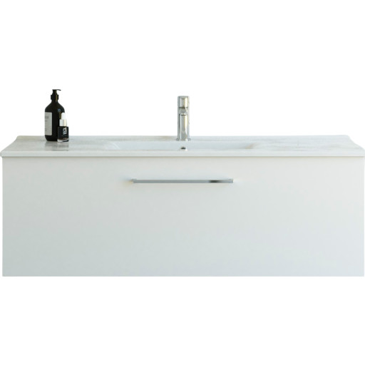 Dansani Mido+ møbelpakke, 121x45,5 cm, mat hvid