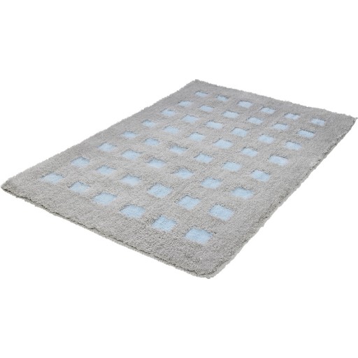 Kleine Wolke Boxes bademåtte, 70x120 cm, blå/grå