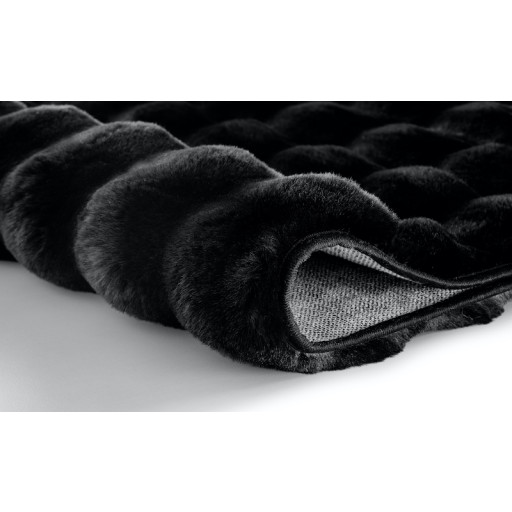 Kleine Wolke Cloud bademåtte, 70x120 cm, sort