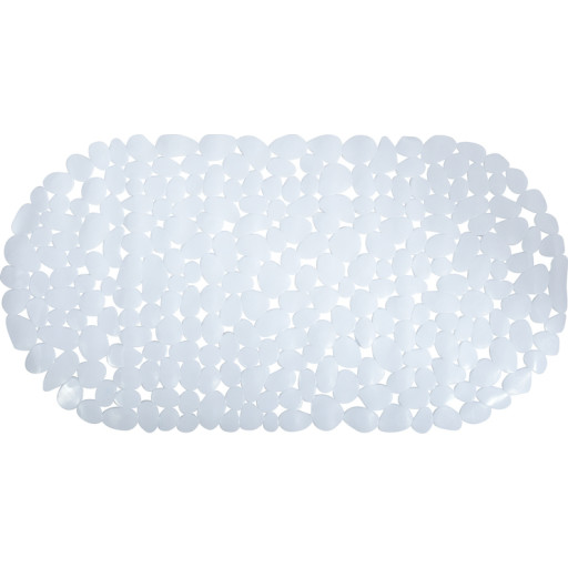 Spirella Galets bademåtte, 68x35 cm, hvid