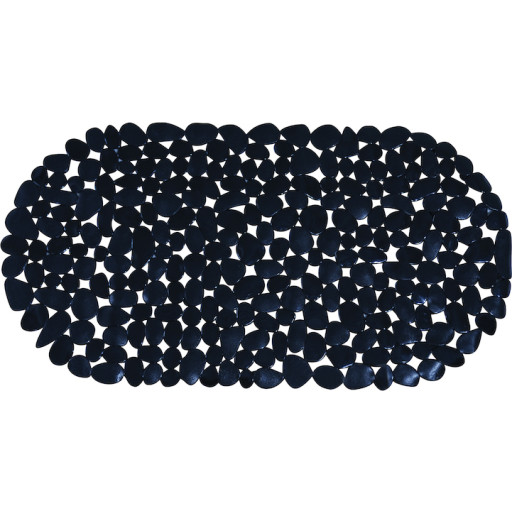 Spirella Galets bademåtte, 68x35 cm, sort
