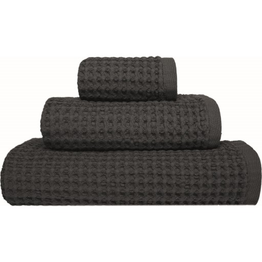 Sorema Favo håndklæde, 55x100 cm, sort