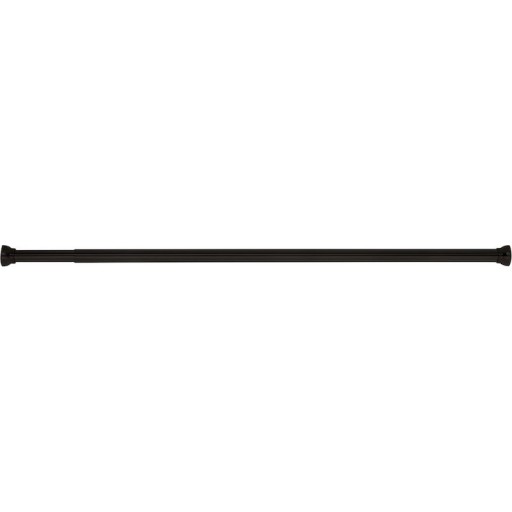 Kleine Wolke Spring Rod badeforhængsstang, 125-220 cm, mat sort