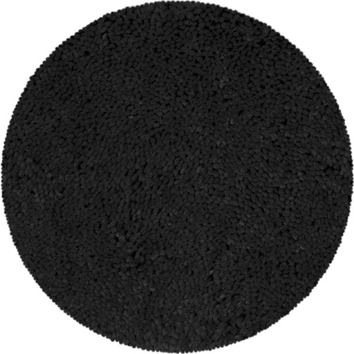 Spirella Highland bademåtte, Ø60 cm, sort