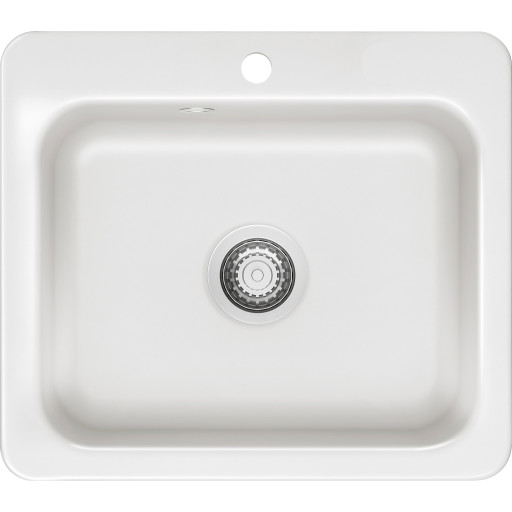Lavabo Juna 57 køkkenvask, 57,5x51 cm, hvid