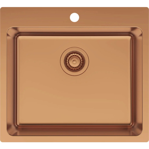 Lavabo LA 550 diskb&auml;nk, 55x50 cm, koppar