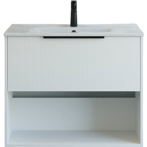 Dansani Mido+ Classic møbelpakke, 81x44 cm, stribet mat hvid