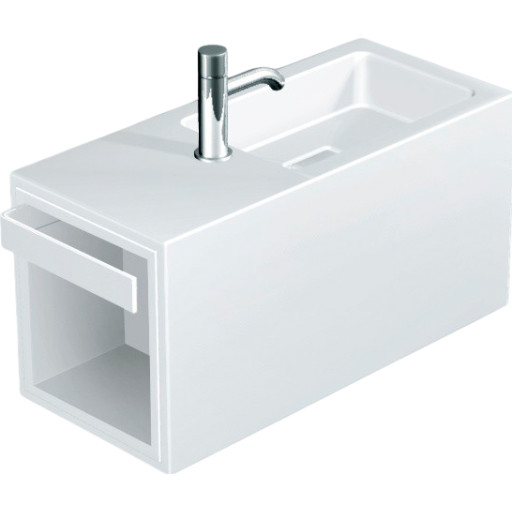 Alape Xplore.S møbelpakke, 64,5x30 cm, hvid