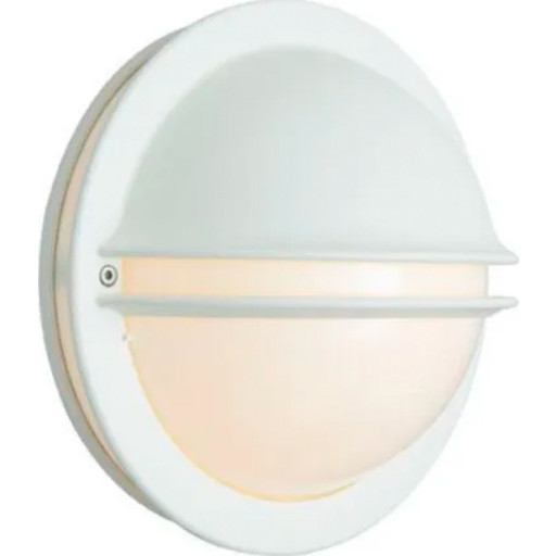 Norlys Berlin vegglampe, LED max 9W, opal polykarbonat, hvit