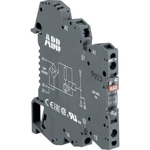 10 stk Grensesnittrelé RB121-24V DC, 1CO, 24V DC