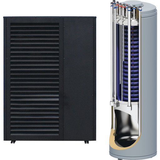 Scantherm Skagen luft til vand varmepumpesæt, monoblok, 14 kW