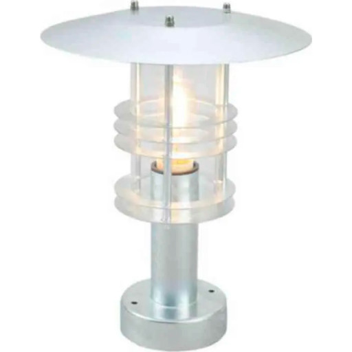 Norlys Stockholm 284 portstolpe, Led max 9W, E27, IP54, galvanisert