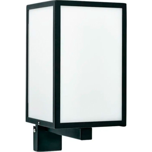 Norlys Lofoten 1963 vegglampe, LED max 11W, E27, opal glass, IP44, sort
