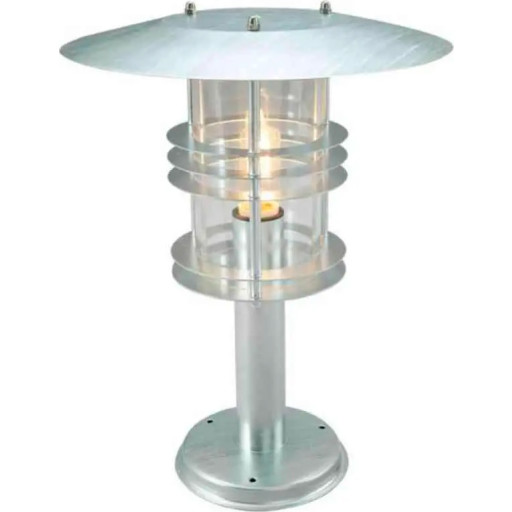 Norlys Stockholm 287 portstolpe, LED max 9W, E27, IP54, galvanisert