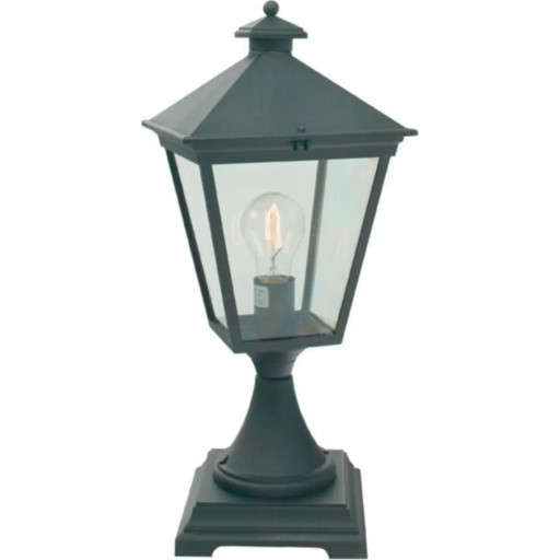 Norlys London 484 portstolpe, LED max 9W, E27, IP54, sort