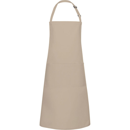 Karlowsky Basic forklæde med lommer, sand, onesize