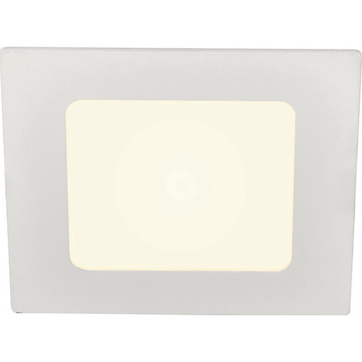 Sensor 12, punkt, fyrkantig, 6W, 4000K, 440lm, 11,5x11,5, vit