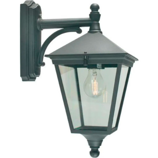 Norlys London 481 vegglampe, LED max 9W, E27, IP54, sort