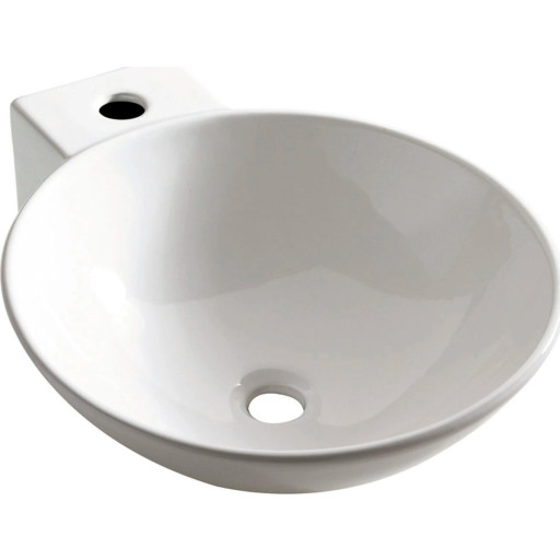 Bathco Bayona toppmontert servant, 42x50,5 cm, hvit
