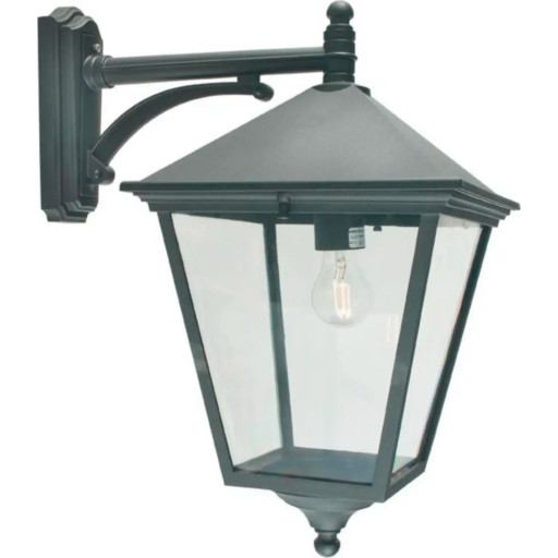 Norlys London 493 vegglampe, LED max 11W, E27, IP54, sort