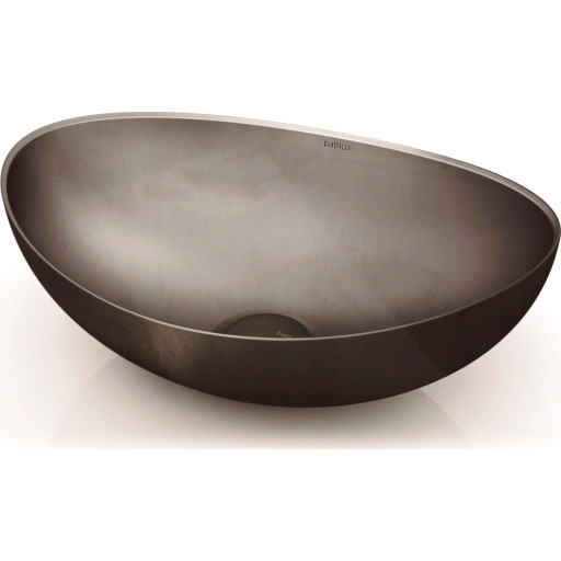 Bathco Begursa toppmontert servant, 32x46 cm, sort