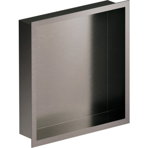 Damixa Zen brusehylde, 29,5x29,5 cm, børstet sort krom