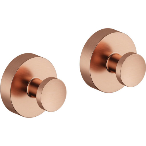 Damixa Zen håndklædekrog, 2 stk., børstet kobber